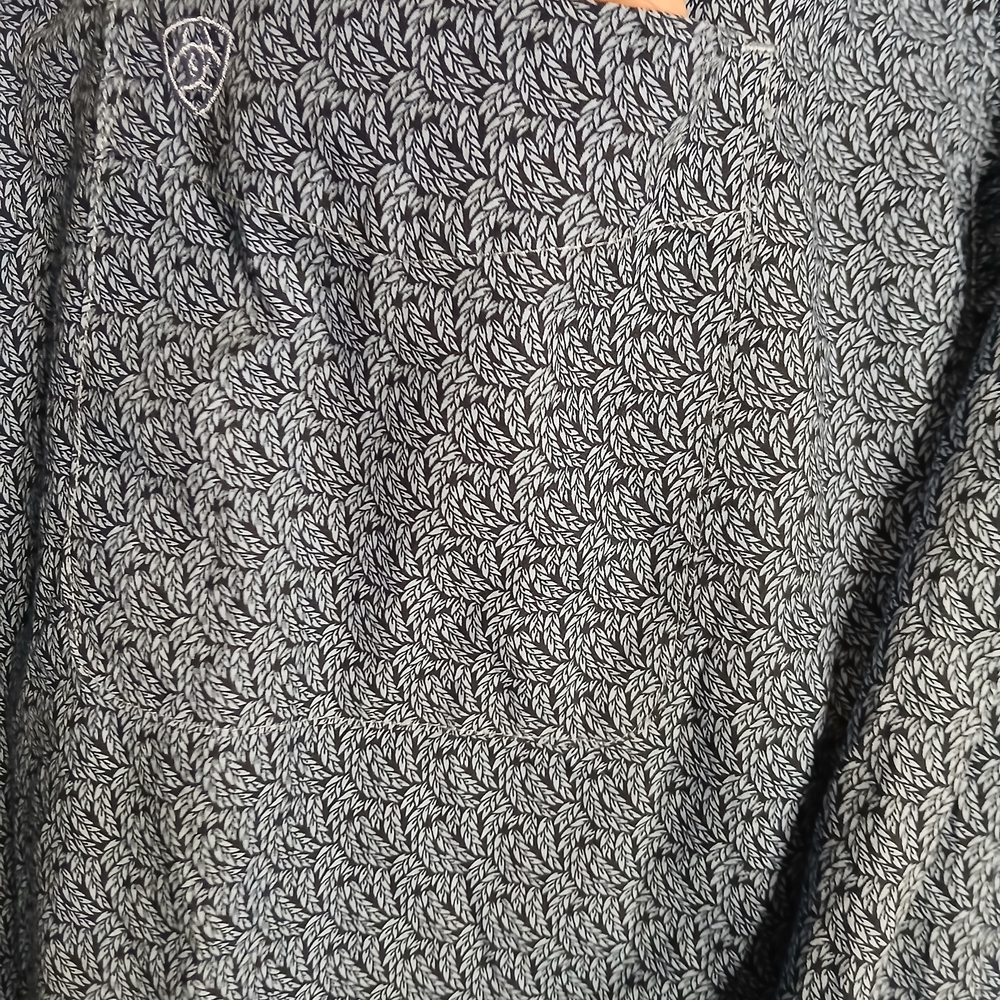 Ariat Blue Patterned Casual Button Down Shirt 2xl… - image 5